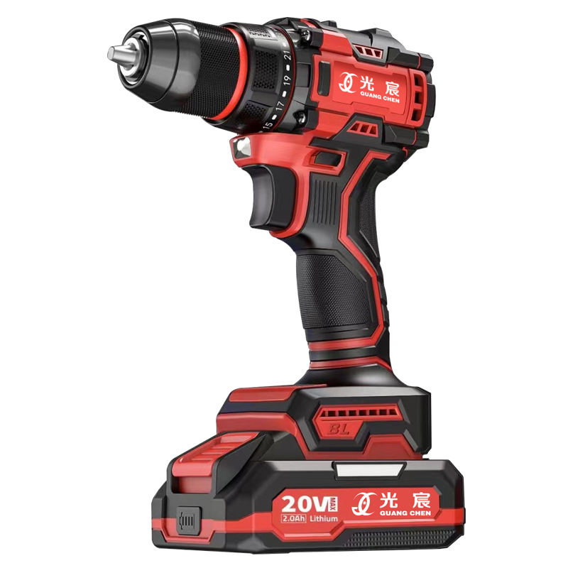 Universal 20V litiumbatteriborstlös Dual Speed ​​Electric Drill